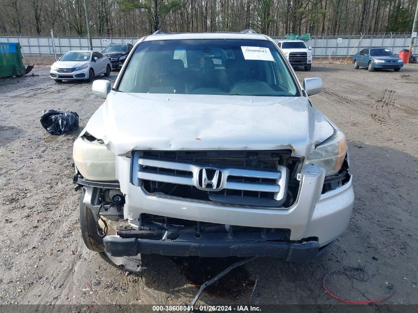 2006 Honda Pilot Ex-L VIN: 5FNYF28546B050536 Lot: 38608041