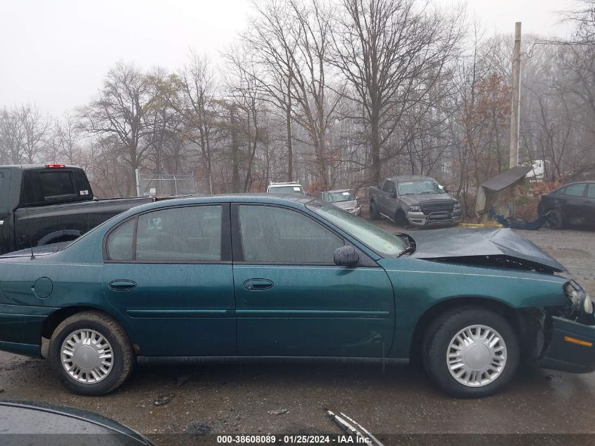 2001 Chevrolet Malibu VIN: 1G1ND52J016114004 Lot: 38608089