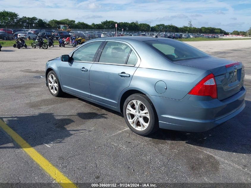 2012 Ford Fusion Se VIN: 3FAHP0HA9CR260578 Lot: 38608152