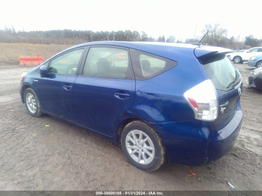 2013 Toyota Prius V Three VIN: JTDZN3EU8D3282608 Lot: 38608185