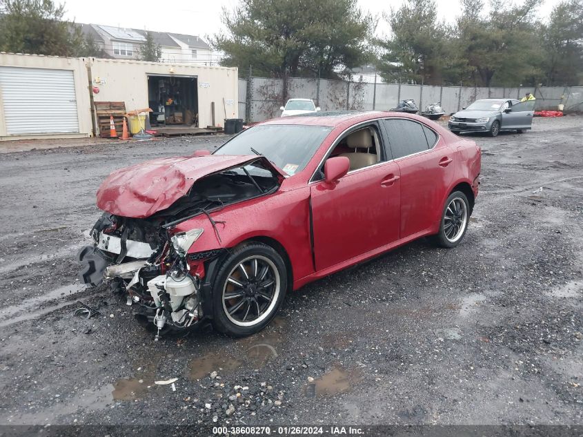 2006 Lexus Is 250 VIN: JTHCK262962007584 Lot: 38608270