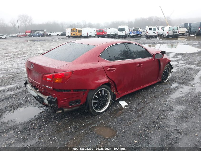 2006 Lexus Is 250 VIN: JTHCK262962007584 Lot: 38608270