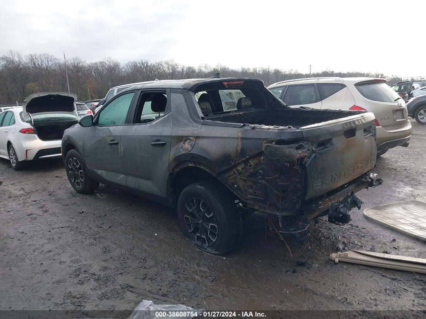 2022 Hyundai Santa Cruz Sel VIN: 5NTJBDAE2NH021895 Lot: 38608754