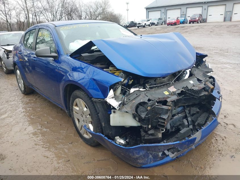 2012 Dodge Avenger Se VIN: 1C3CDZAB7CN211665 Lot: 38608764