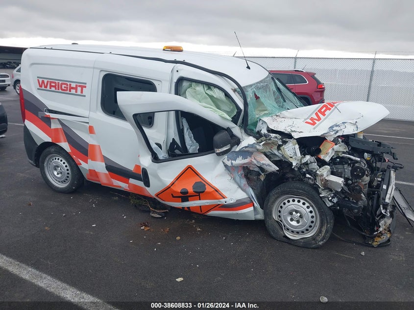 2020 Ram Promaster City Tradesman VIN: ZFBHRFAB1L6R89619 Lot: 38608833