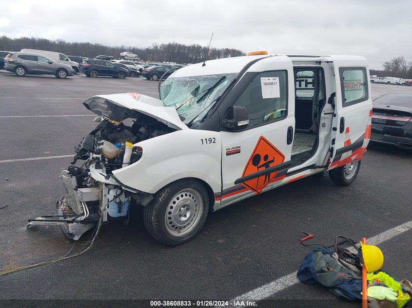 2020 Ram Promaster City Tradesman VIN: ZFBHRFAB1L6R89619 Lot: 38608833