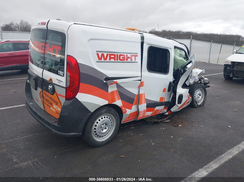 2020 Ram Promaster City Tradesman VIN: ZFBHRFAB1L6R89619 Lot: 38608833