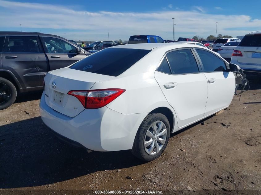 2014 Toyota Corolla Le VIN: 5YFBURHE6EP083240 Lot: 38608835