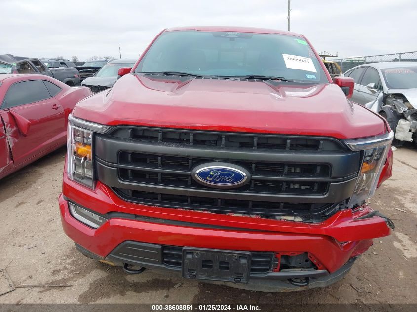 2022 Ford F-150 Lariat VIN: 1FTFX1E51NKE52986 Lot: 38608851