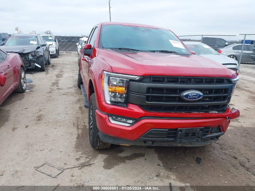 2022 Ford F-150 Lariat VIN: 1FTFX1E51NKE52986 Lot: 38608851