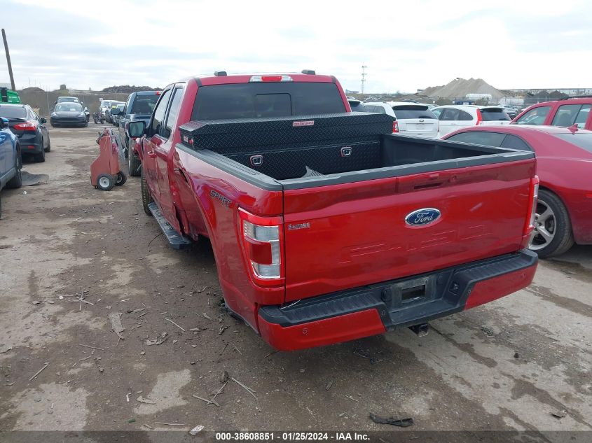 2022 Ford F-150 Lariat VIN: 1FTFX1E51NKE52986 Lot: 38608851