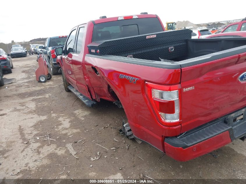 2022 Ford F-150 Lariat VIN: 1FTFX1E51NKE52986 Lot: 38608851