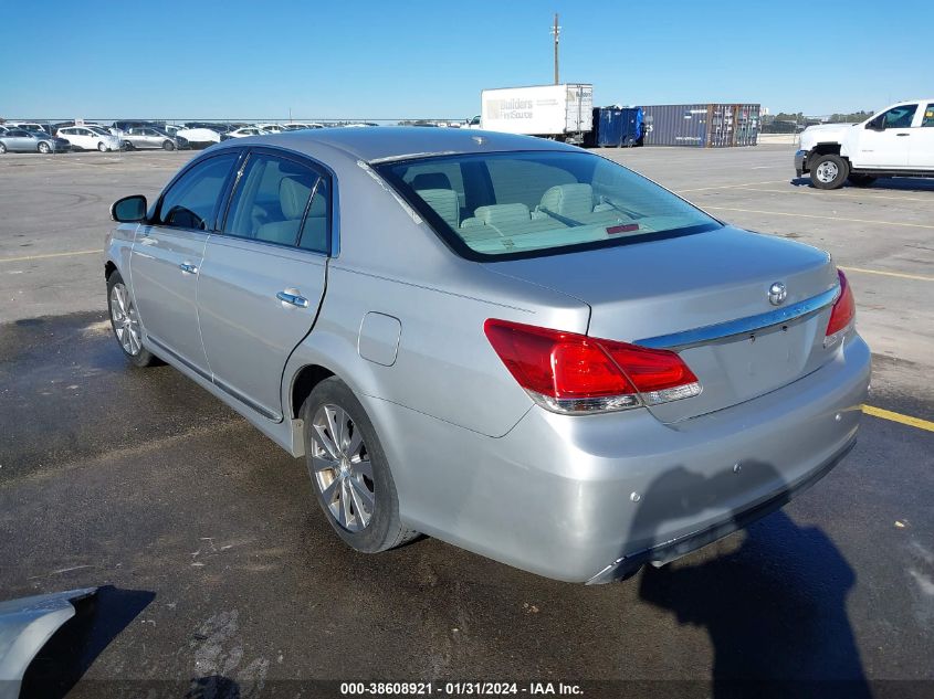 2011 Toyota Avalon Limited VIN: 4T1BK3DBXBU439407 Lot: 38608921