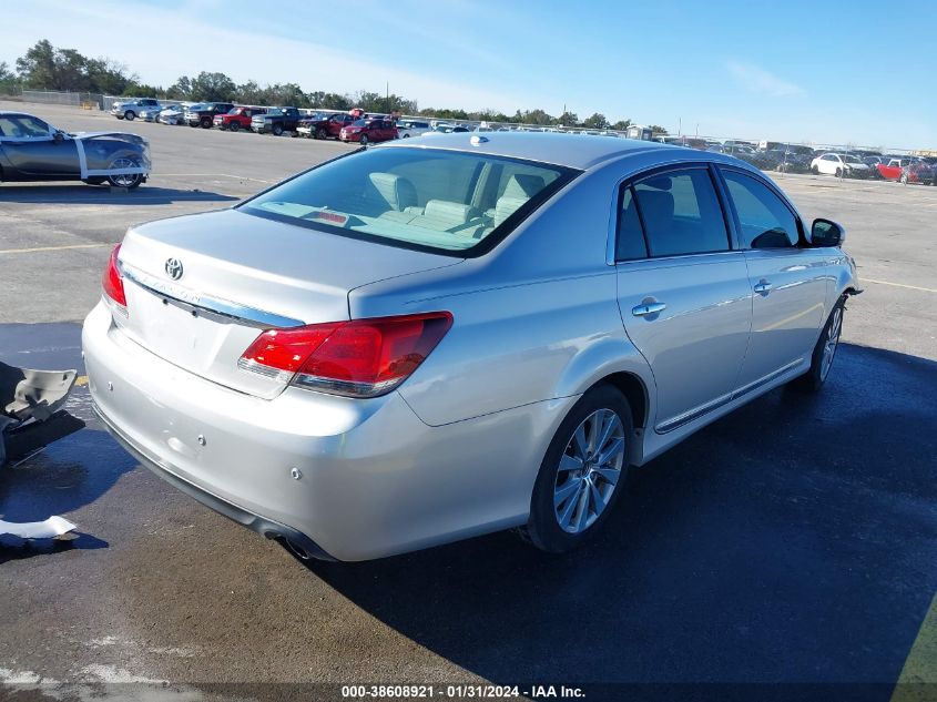 2011 Toyota Avalon Limited VIN: 4T1BK3DBXBU439407 Lot: 38608921