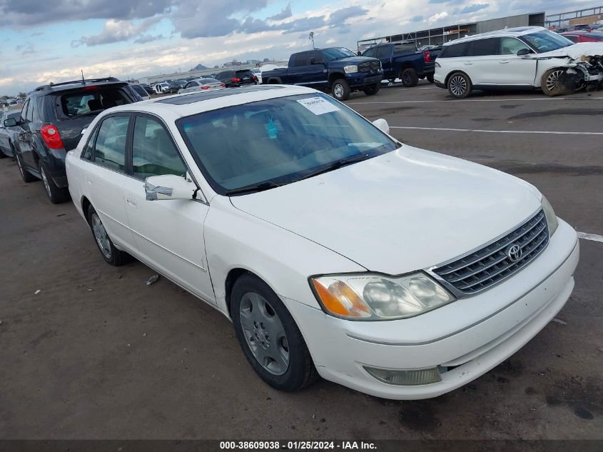 2003 Toyota Avalon Xls VIN: 4T1BF28BX3U282746 Lot: 38609038