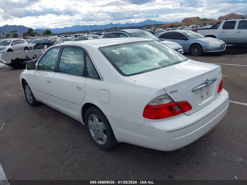 2003 Toyota Avalon Xls VIN: 4T1BF28BX3U282746 Lot: 38609038