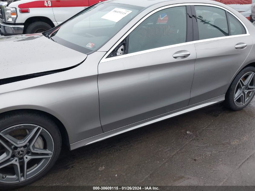 2019 Mercedes-Benz C 300 4Matic VIN: 55SWF8EBXKU318356 Lot: 38609115