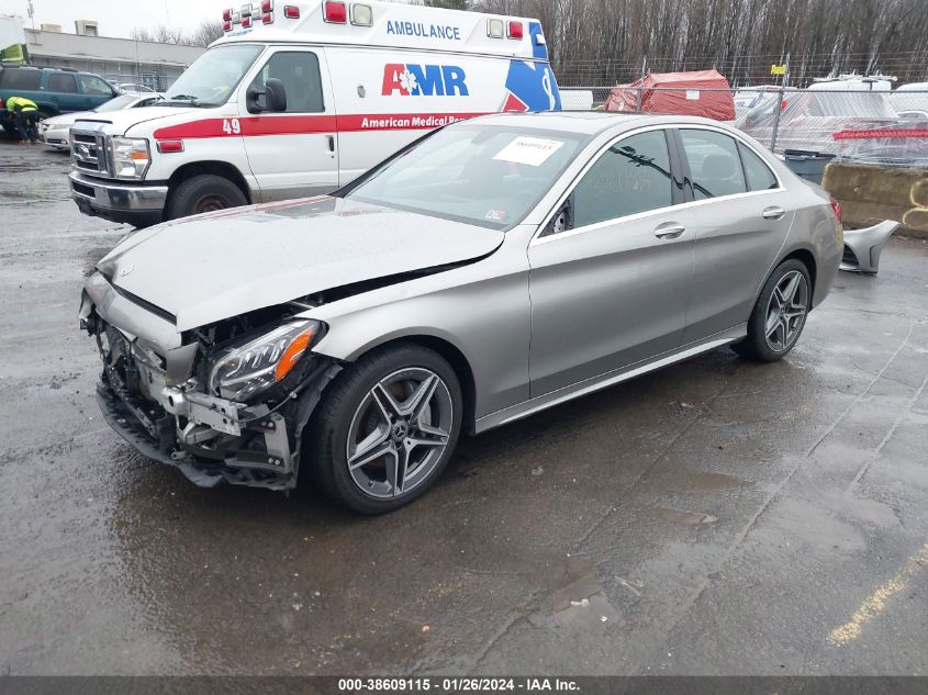 2019 Mercedes-Benz C 300 4Matic VIN: 55SWF8EBXKU318356 Lot: 38609115