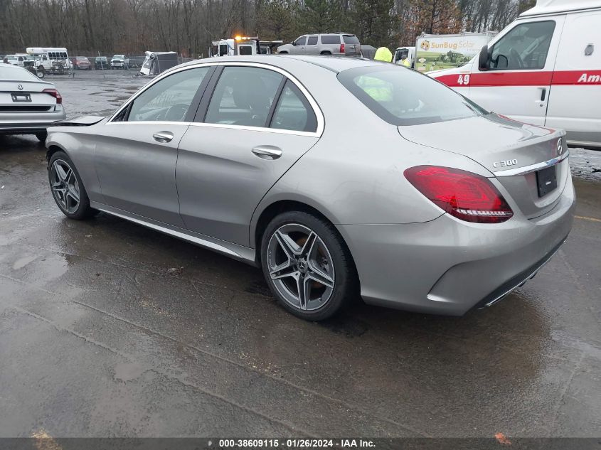 2019 Mercedes-Benz C 300 4Matic VIN: 55SWF8EBXKU318356 Lot: 38609115