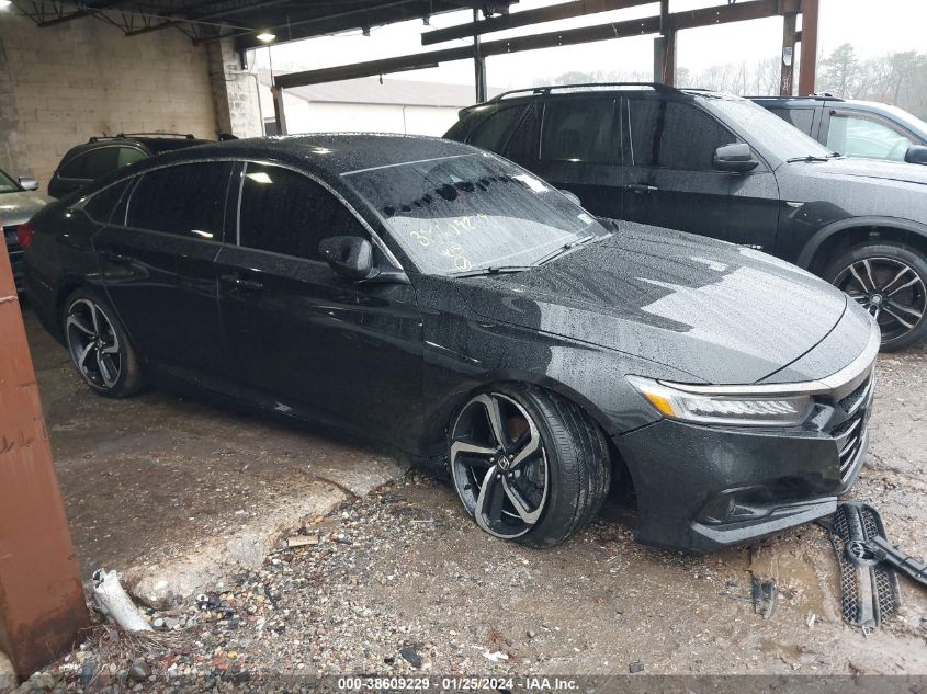 2021 Honda Accord Sport VIN: 1HGCV2F38MA023412 Lot: 38609229