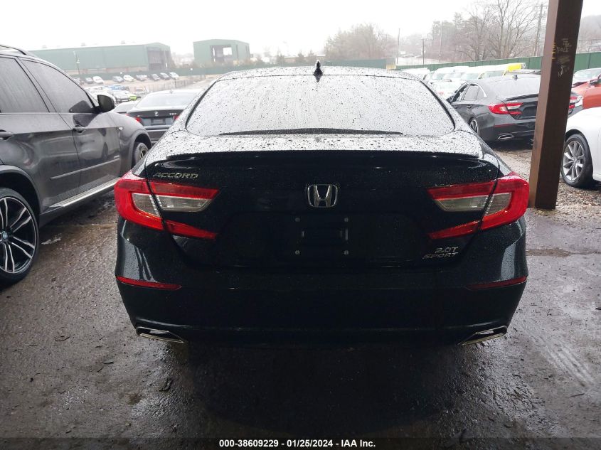 2021 Honda Accord Sport VIN: 1HGCV2F38MA023412 Lot: 38609229