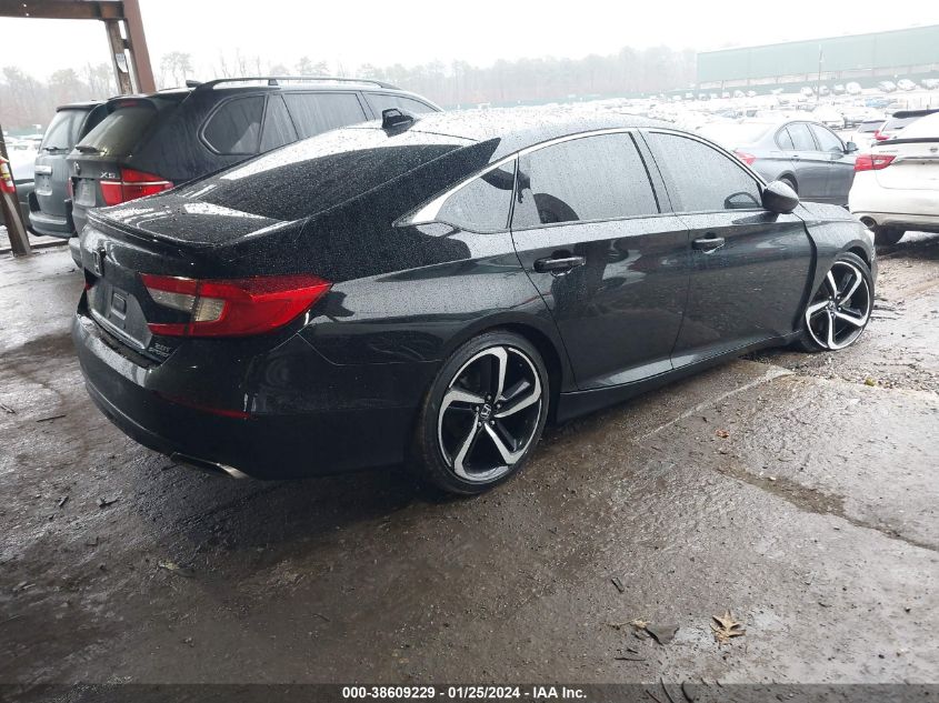 2021 Honda Accord Sport VIN: 1HGCV2F38MA023412 Lot: 38609229