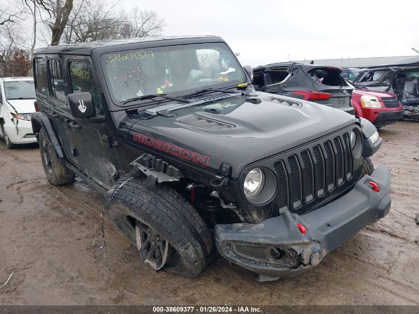 2020 Jeep Wrangler Unlimited Rubicon 4X4 VIN: 1C4HJXFNXLW127156 Lot: 38609377