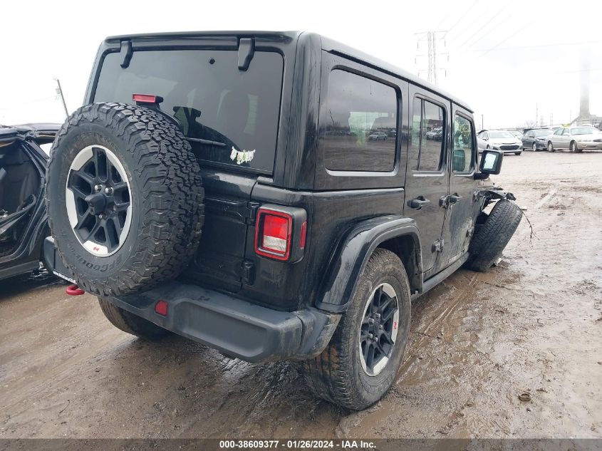 2020 Jeep Wrangler Unlimited Rubicon 4X4 VIN: 1C4HJXFNXLW127156 Lot: 38609377