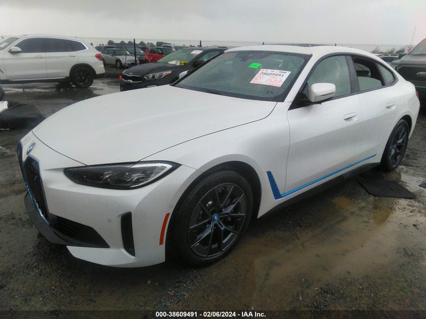 2023 BMW I4 Edrive35 VIN: WBY43AW02PFR42109 Lot: 38609491
