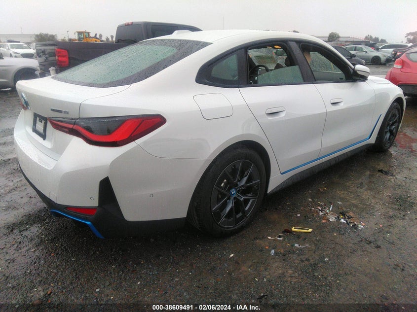 2023 BMW I4 Edrive35 VIN: WBY43AW02PFR42109 Lot: 38609491