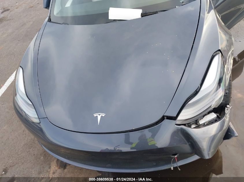 2022 Tesla Model 3 Long Range Dual Motor All-Wheel Drive VIN: 5YJ3E1EB5NF345662 Lot: 38609538