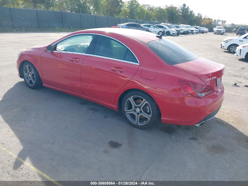 2014 Mercedes-Benz Cla 250 VIN: WDDSJ4EB5EN118861 Lot: 38609564