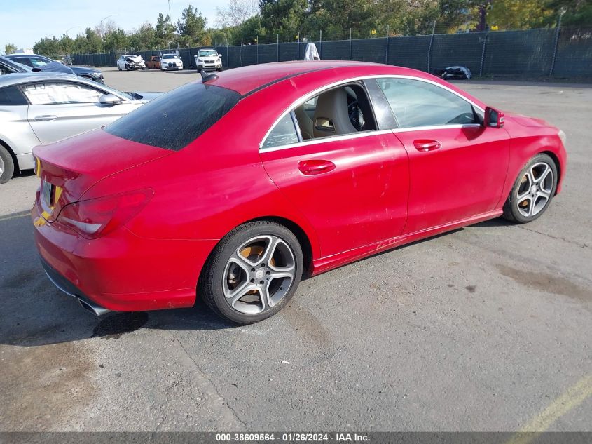 2014 Mercedes-Benz Cla 250 VIN: WDDSJ4EB5EN118861 Lot: 38609564