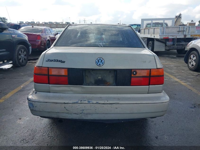 1995 Volkswagen Jetta Iii Gls VIN: 3VWSC81H6SM055097 Lot: 38609936