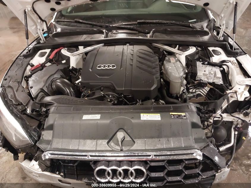 2021 Audi A5 Sportback Premium 45 Tfsi Quattro S Tronic VIN: WAUDACF52MA057087 Lot: 38609955