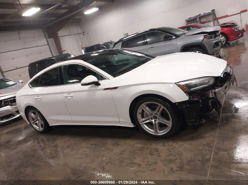 2021 Audi A5 Sportback Premium 45 Tfsi Quattro S Tronic VIN: WAUDACF52MA057087 Lot: 38609955