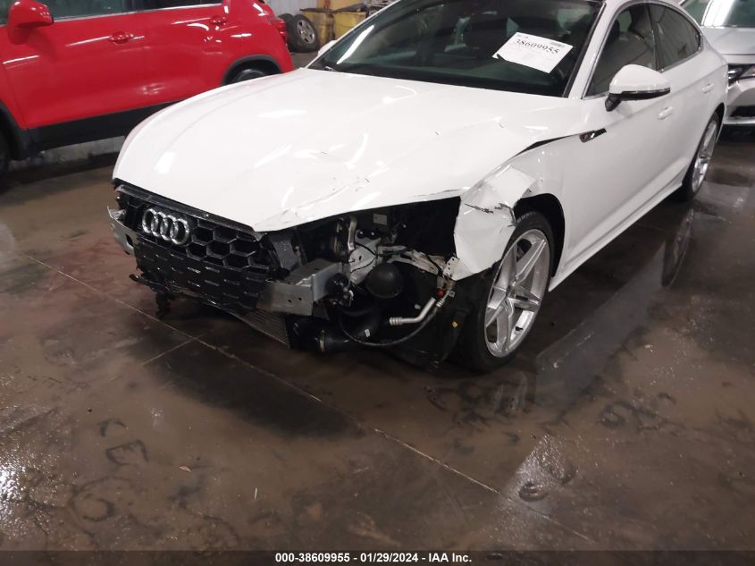 2021 Audi A5 Sportback Premium 45 Tfsi Quattro S Tronic VIN: WAUDACF52MA057087 Lot: 38609955