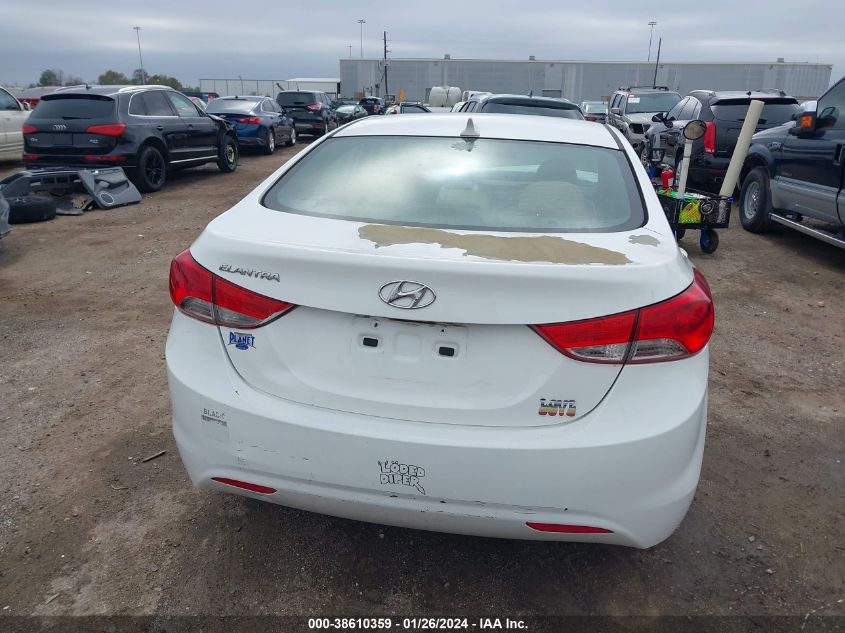 2013 Hyundai Elantra Gls VIN: 5NPDH4AE4DH373546 Lot: 38610359