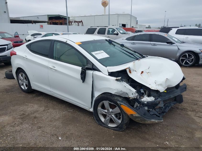 2013 Hyundai Elantra Gls VIN: 5NPDH4AE4DH373546 Lot: 38610359