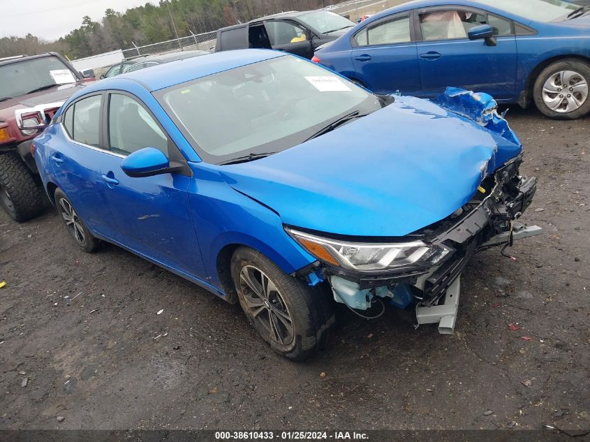 2022 Nissan Sentra Sv Xtronic Cvt VIN: 3N1AB8CV5NY313632 Lot: 38610433