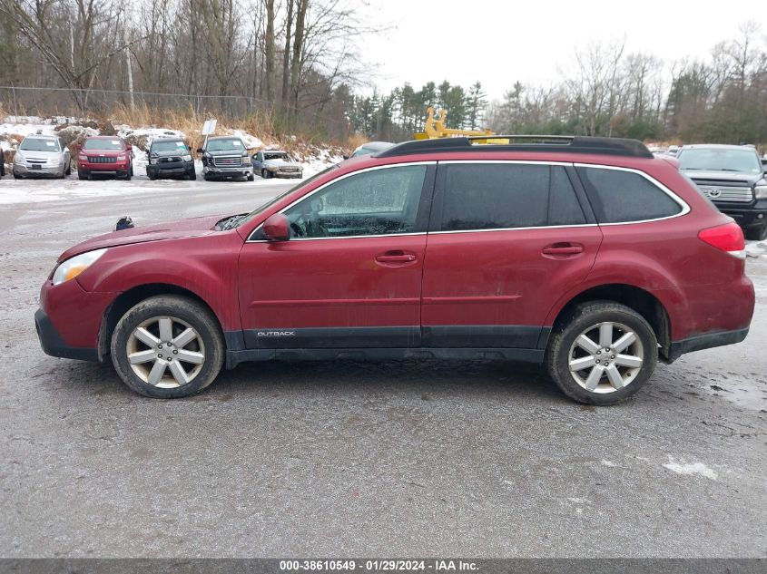 2013 Subaru Outback 2.5I Premium VIN: 4S4BRBGC1D3246775 Lot: 38610549