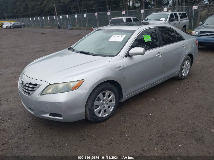 2007 Toyota Camry Hybrid VIN: JTNBB46K073043776 Lot: 38610676