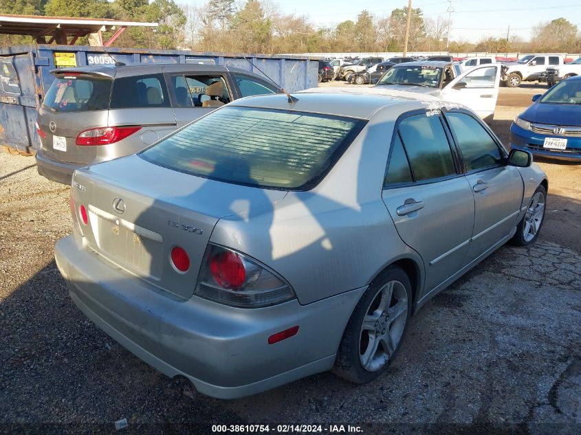 2002 Lexus Is 300 Base W/5-Speed Auto VIN: JTHBD192620059594 Lot: 38610754