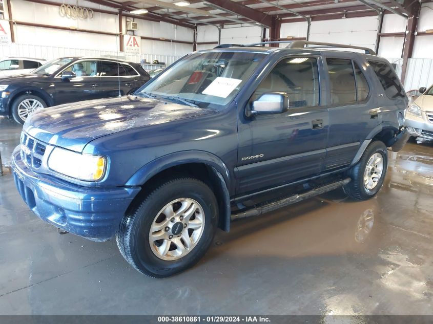 2002 Isuzu Rodeo Ls/Lse/S VIN: 4S2CK58W724319652 Lot: 38610861