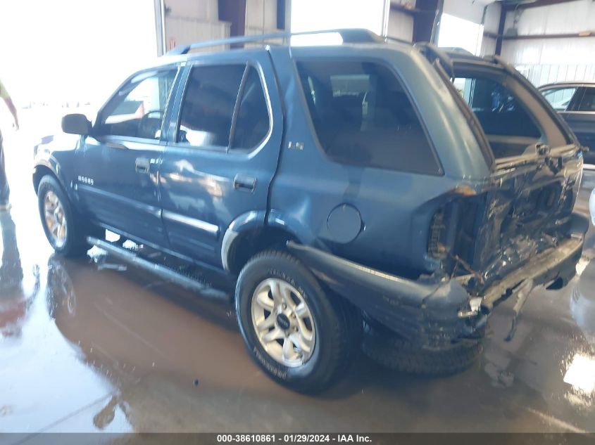 2002 Isuzu Rodeo Ls/Lse/S VIN: 4S2CK58W724319652 Lot: 38610861