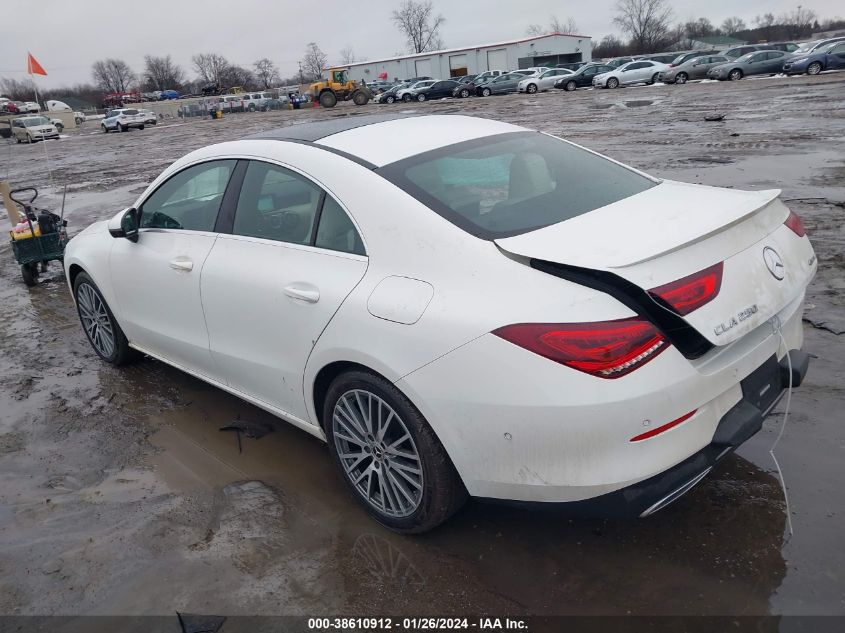 2020 Mercedes-Benz Cla 250 4Matic VIN: W1K5J4HB3LN087471 Lot: 38610912