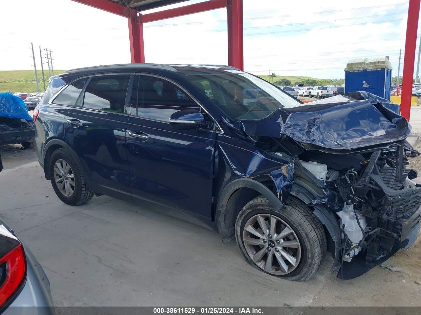 2019 Kia Sorento 3.3L Lx VIN: 5XYPG4A56KG463012 Lot: 38611529