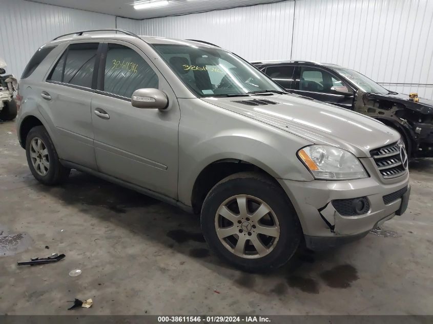 2007 Mercedes-Benz Ml 350 4Matic VIN: 4JGBB86EX7A239589 Lot: 38611546