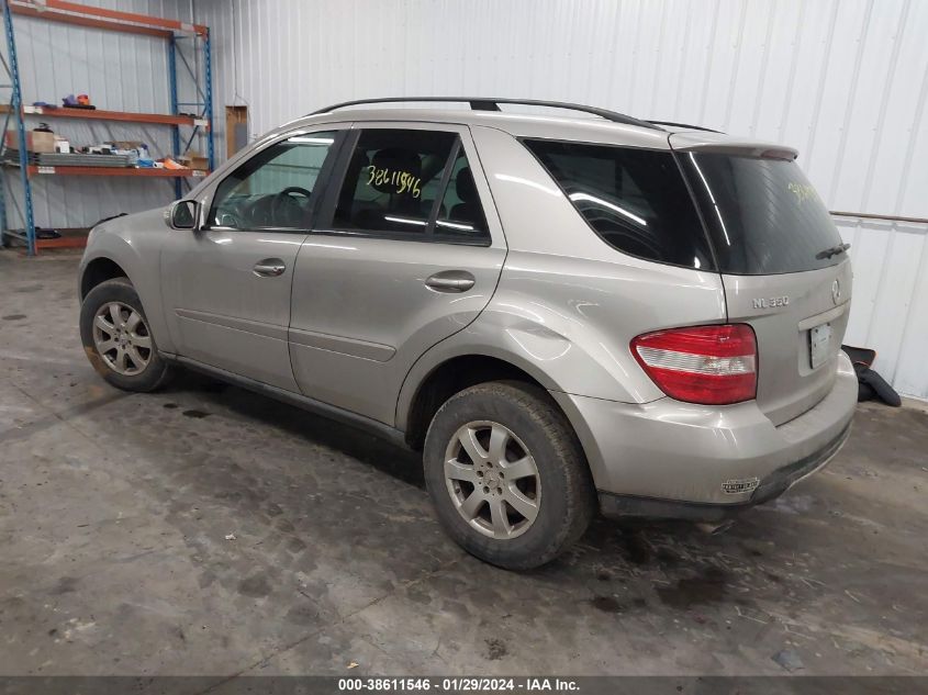 2007 Mercedes-Benz Ml 350 4Matic VIN: 4JGBB86EX7A239589 Lot: 38611546