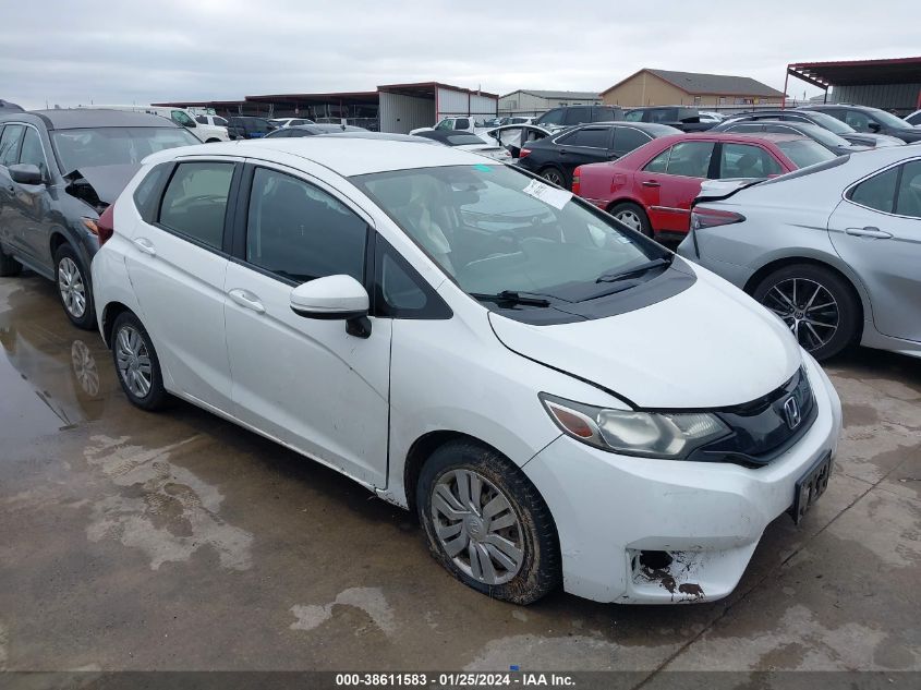 2016 Honda Fit Lx VIN: JHMGK5H55GX018046 Lot: 38611583